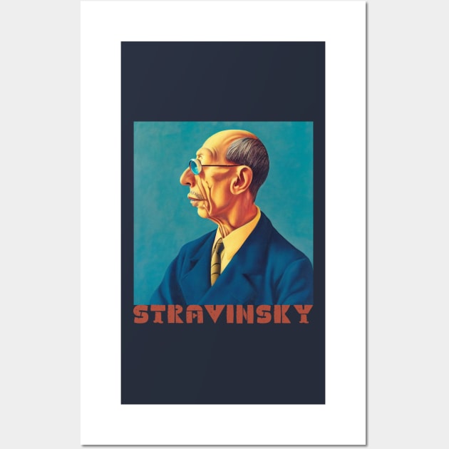 IGOR STRAVINSKY Wall Art by Cryptilian